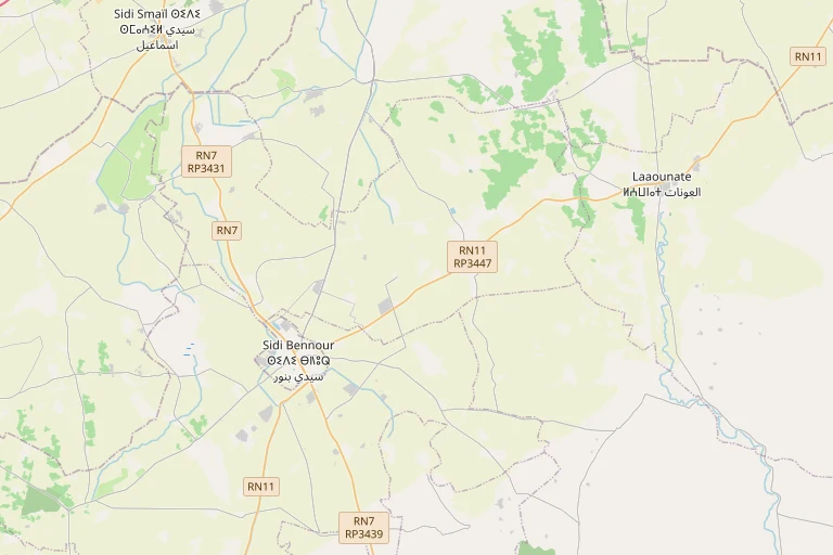 Voir Sidi Bennour sur la carte